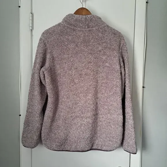 LIV Outdoor Sherpa Pullover Fleece Purple Women's Large - Picture 2 of 6